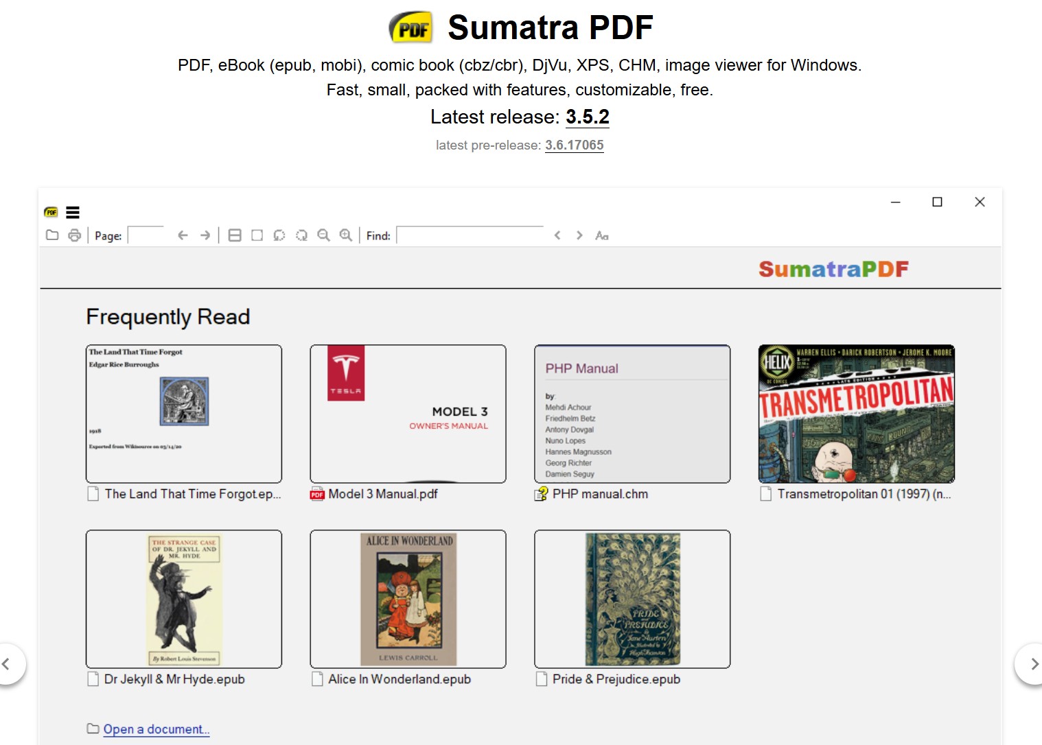 Sumatra PDF Viewer
