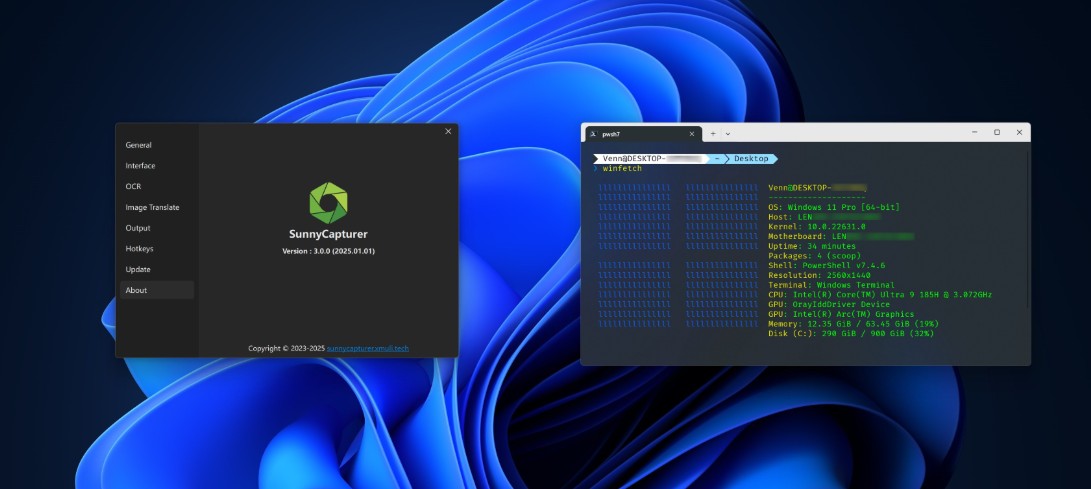 Sunny Capturer  - Screenshot Utility